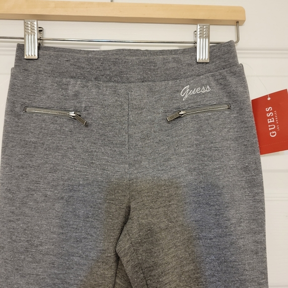 NWT Guess Charcoal Ponte Girls Pants Size 7 - Picture 2 of 5